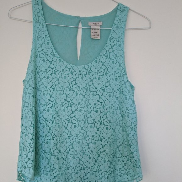 Aritzia Talula light blue lace tank Size S - Picture 1 of 4